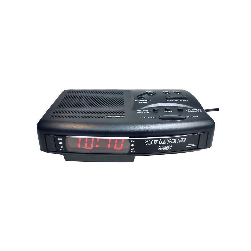 Rádio Relógio Digital Motobras Rm-rrd22 - 10