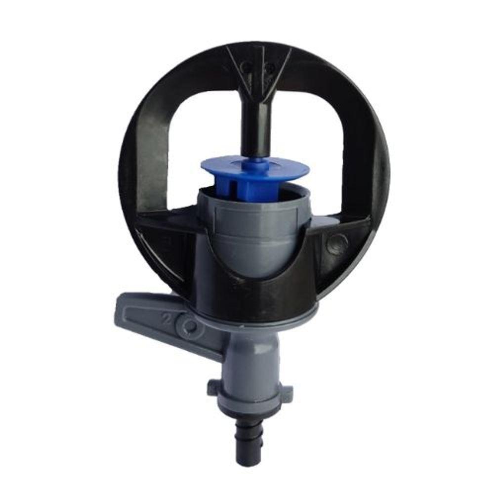 Microaspersor Asa Gir Azul Bocal Cinza 71l-h- Irritec (kit C-10) Vazão Azul-cinza= 71 L-h - 1