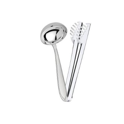 Conjunto Concha Terrina Laguna E Pegador De Massa Utility Em Aço Inox Tramontina