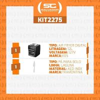 Conjunto Fritadeira Air Fryer Digital Eaf12t 127v Eos E Pá Para Bolo Laguna Tramontina 127v