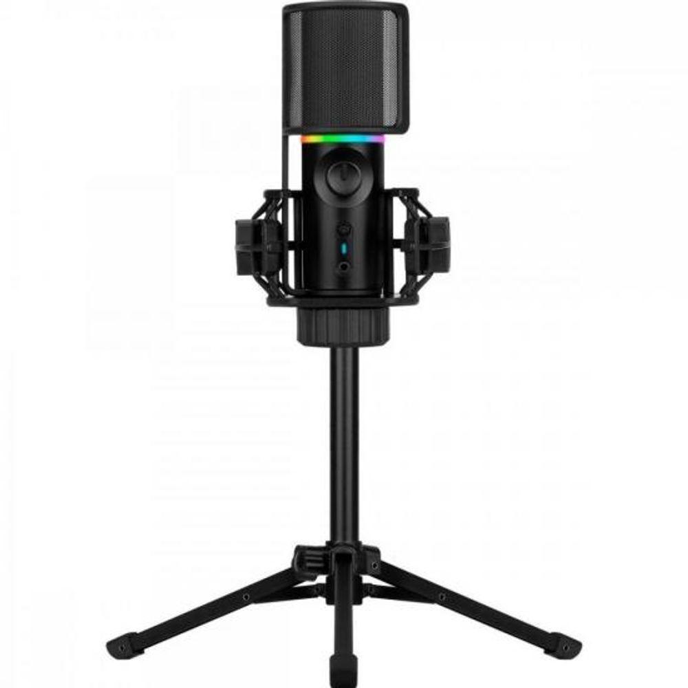 Microfone Gamer Streamplify Mic Tripod Com Tripé Preto Rgb - 1