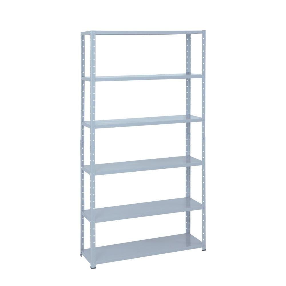Kit - 6 Estantes Leve De Metal Reforçada 30 Cm 6 Níveis 25kg Por Bandeja - Sa Gôndolas - 5