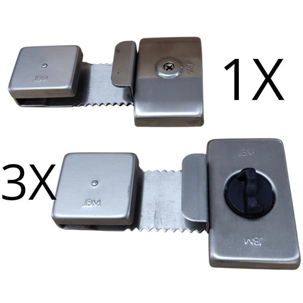 Kit Fechaduras Jbm 1 Fc1 E 3 Fc2 15cm - 1