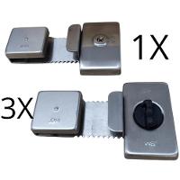 Kit Fechaduras Jbm 1 Fc1 E 3 Fc2 15cm - 1