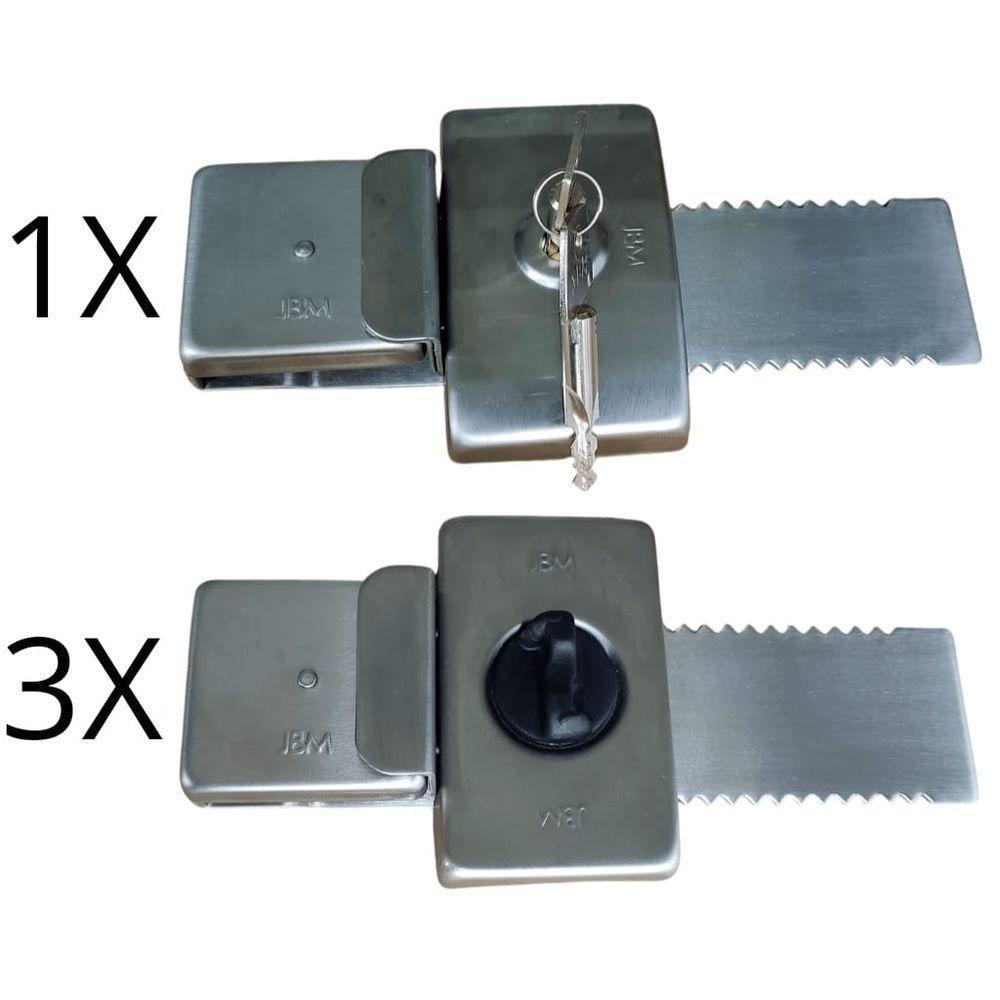 Kit Fechaduras Jbm 1 Fc1 E 3 Fc2 20cm - 1