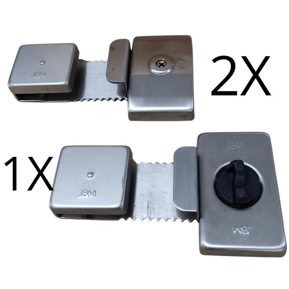 Kit Fechaduras Jbm 2 Fc1 E 1 Fc2 15cm - 1
