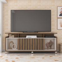 Bancada Rack Para Tv Até 65 Polegadas Stars Marrom Caemmun - 2