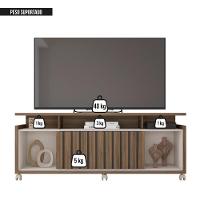 Bancada Rack Para Tv Até 65 Polegadas Stars Marrom Caemmun - 8