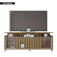 Rack Bancada Para Tv Até 65 Polegadas Stars Marrom Caemmun - 5
