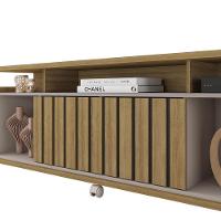 Rack Bancada Para Tv Até 65 Polegadas Stars Marrom Caemmun - 8