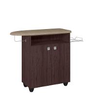 Passadeira De Roupas Com Armário 2 Portas Bianca Max Castanho - 2