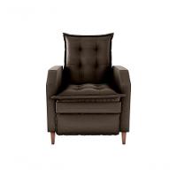 Poltrona Papai Reclinável Sala Mx 65 Yaris Veludo Marrom Matrix Original - 3