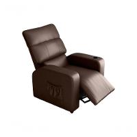 Poltrona Reclinável Sala Cadeira Mx 67 Pulse Sintetico Marrom Matrix Original - 3