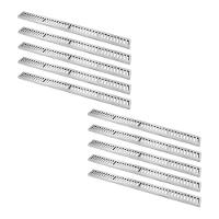 Kit 10 Ralo Grelha Linear Caixilho Alumínio Polido 20x100cm - 1