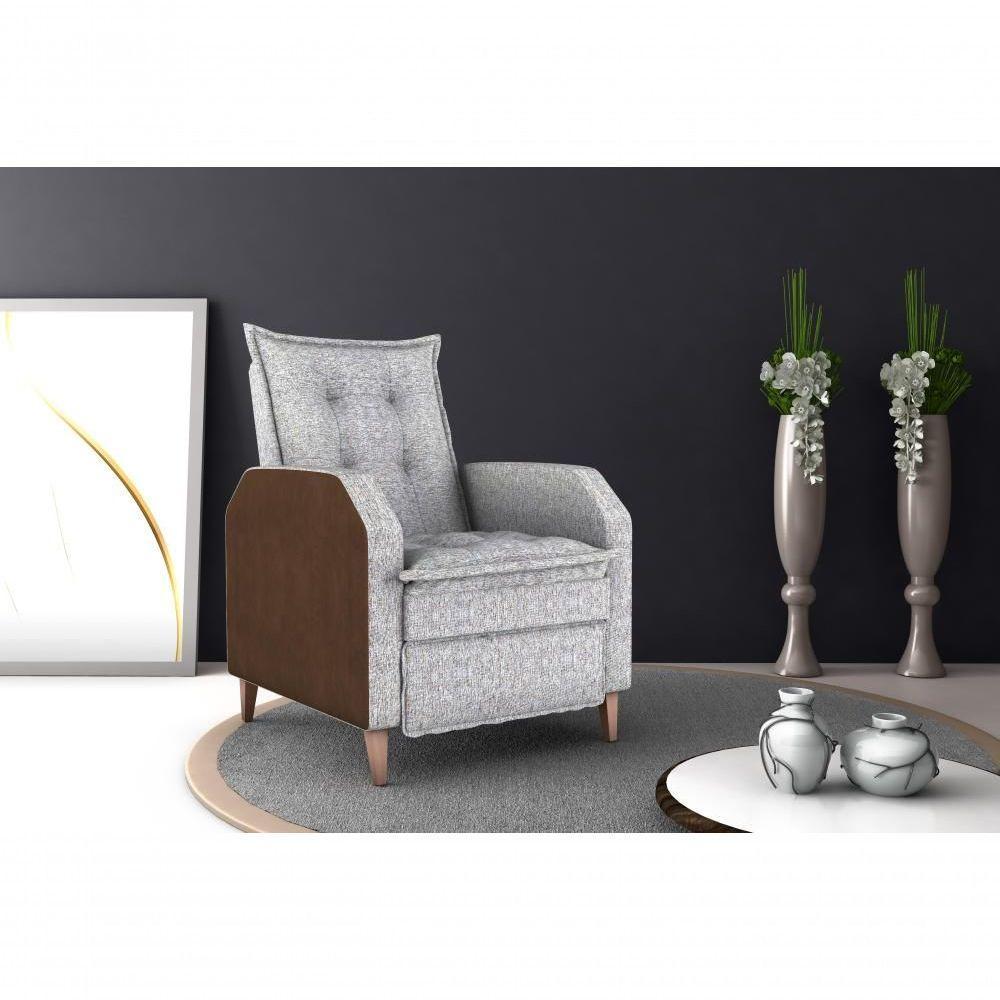 Poltrona Papai Reclinável Sala Mx 65 Yaris Whisky Matrix Original - 4