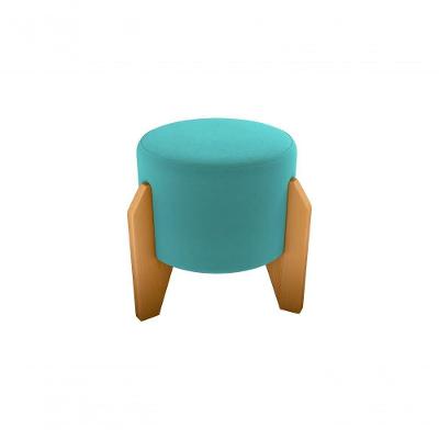 Puff Decorativo Descanso Luxo Orginal Premium Veludo Verde Menta