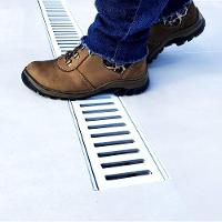 Kit 3 Ralo Grelha Linear Caixilho Alumínio Polido 10x100cm - 3