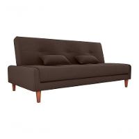 Sofá Cama Blanca 3 Lugares Sala Premium Suede Marrom Matrix - 1