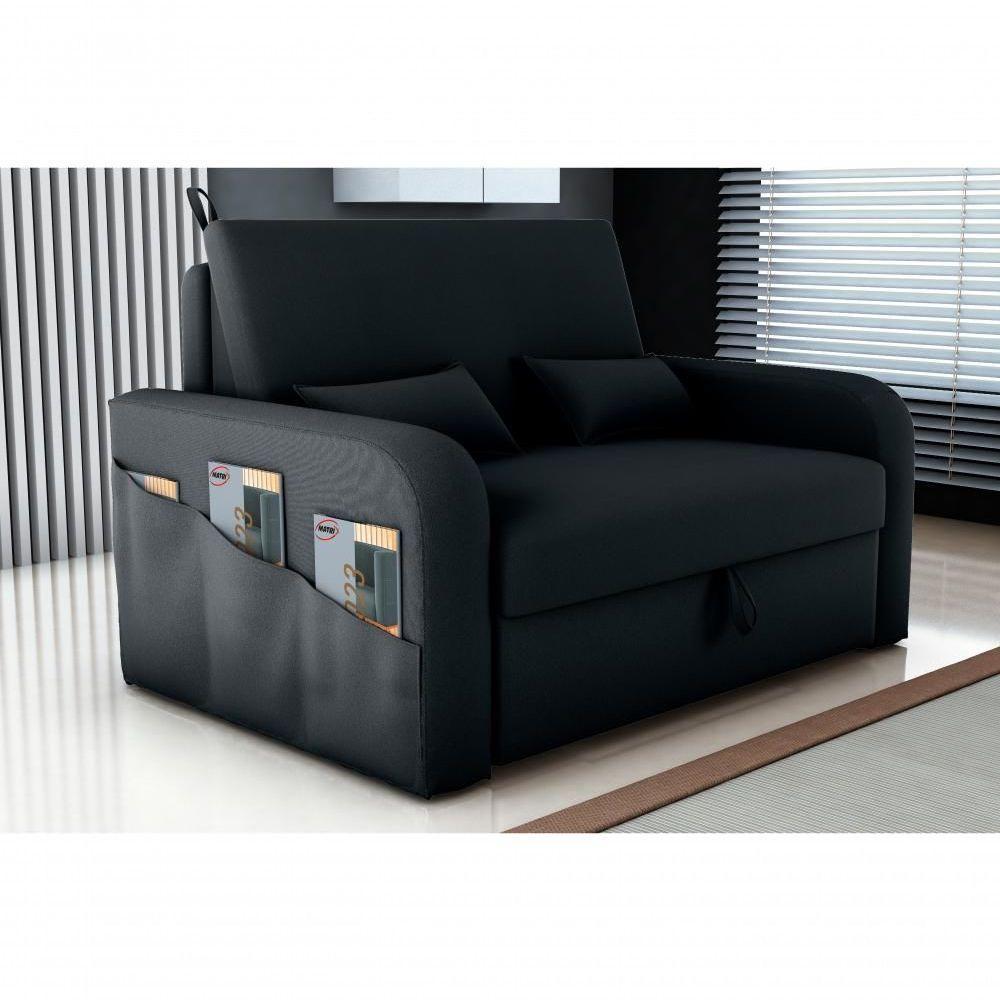 Sofá Cama Lady Day 2 Lugares Conforto Veludo Preto Matrix Sala Com Baú - 2