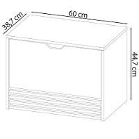 Gabinete Com Cuba Para Banheiro Bn3630x13 Amendoa Tecno Mobili Amendoa - 6