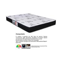 Cama Box Solteiro: Colchão Espuma Orthoflex D28 Nápoles + Base CRC Suede Black(88x188) - 5