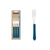 Conjunto De Garfos De Mesa Leme Azul Oceano 3pçs - Tramontina - 1