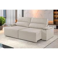 Sofá 2 Lugares Retrátil E Reclinável M-180 Martins Veludo Creme - 3