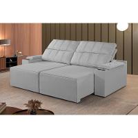 Sofá 2 Lugares Retrátil E Reclinável M-182 Martins Cinza - 3