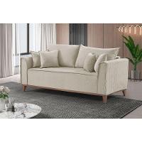 Sofá 4 Lugares Living Linho M-46 Martins Creme - 3