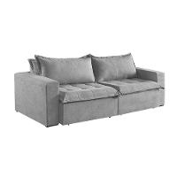 Sofá 5 Lugares Retrátil E Reclinável M-184 Veludo Martins Cinza - 5