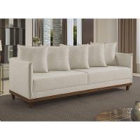 Sofá 4 Lugares Living Linho M-169 Martins Creme - 3