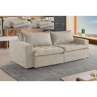 Sofá 5 Lugares Retrátil E Reclinável Linho M-184 Martins Creme - 2
