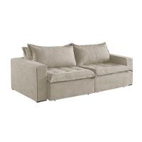 Sofá 5 Lugares Retrátil E Reclinável Linho M-184 Martins Creme - 5