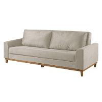 Sofá Cama 2 Lugares Living Linho M-157 Martins Creme - 1