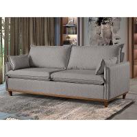 Sofá 5 Lugares Living Linho M-168 Martins Cinza - 2