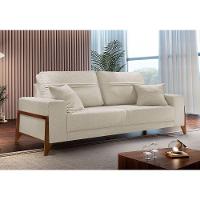 Sofá 3 Lugares Living Linho M-130 Martins Creme - 2