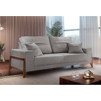 Sofá 4 Lugares Living Linho M-130 Martins Cinza - 2