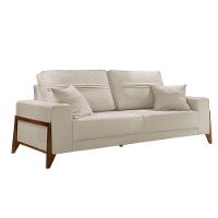 Sofá 4 Lugares Living Linho M-130 Martins Creme - 1