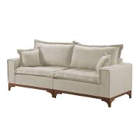 Sofá 3 Lugares Living Linho M-47 Martins Creme - 1