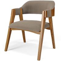 Mesa De Jantar Redonda Cora 120cm Off White M04 Com 04 Cadeiras Living Suran Bouclê Bege - Lyam - 8