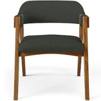 Mesa De Jantar Redonda Cora 120cm Off White M04 Com 04 Cadeiras Living Suran Linho Verde Musgo - Lyam - 6