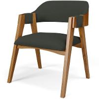 Mesa De Jantar Redonda Cora 120cm Off White M04 Com 04 Cadeiras Living Suran Linho Verde Musgo - Lyam - 7