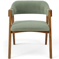 Mesa De Jantar Redonda Cora 120cm Off White M04 Com 04 Cadeiras Living Suran Bouclê Oliva - Lyam - 6