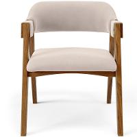 Mesa De Jantar Redonda Cora 120cm Off White M04 Com 04 Cadeiras Living Suran Suede Bege - Lyam - 3