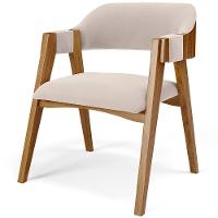 Mesa De Jantar Redonda Cora 120cm Off White M04 Com 04 Cadeiras Living Suran Suede Bege - Lyam - 6