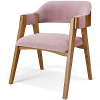 Mesa De Jantar Redonda Cora 120cm Off White M04 Com 04 Cadeiras Living Suran Bouclê Rosê - Lyam - 7