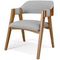 Mesa De Jantar Redonda Cora 120cm Off White M04 Com 04 Cadeiras Living Suran Linho Cinza - Lyam - 7