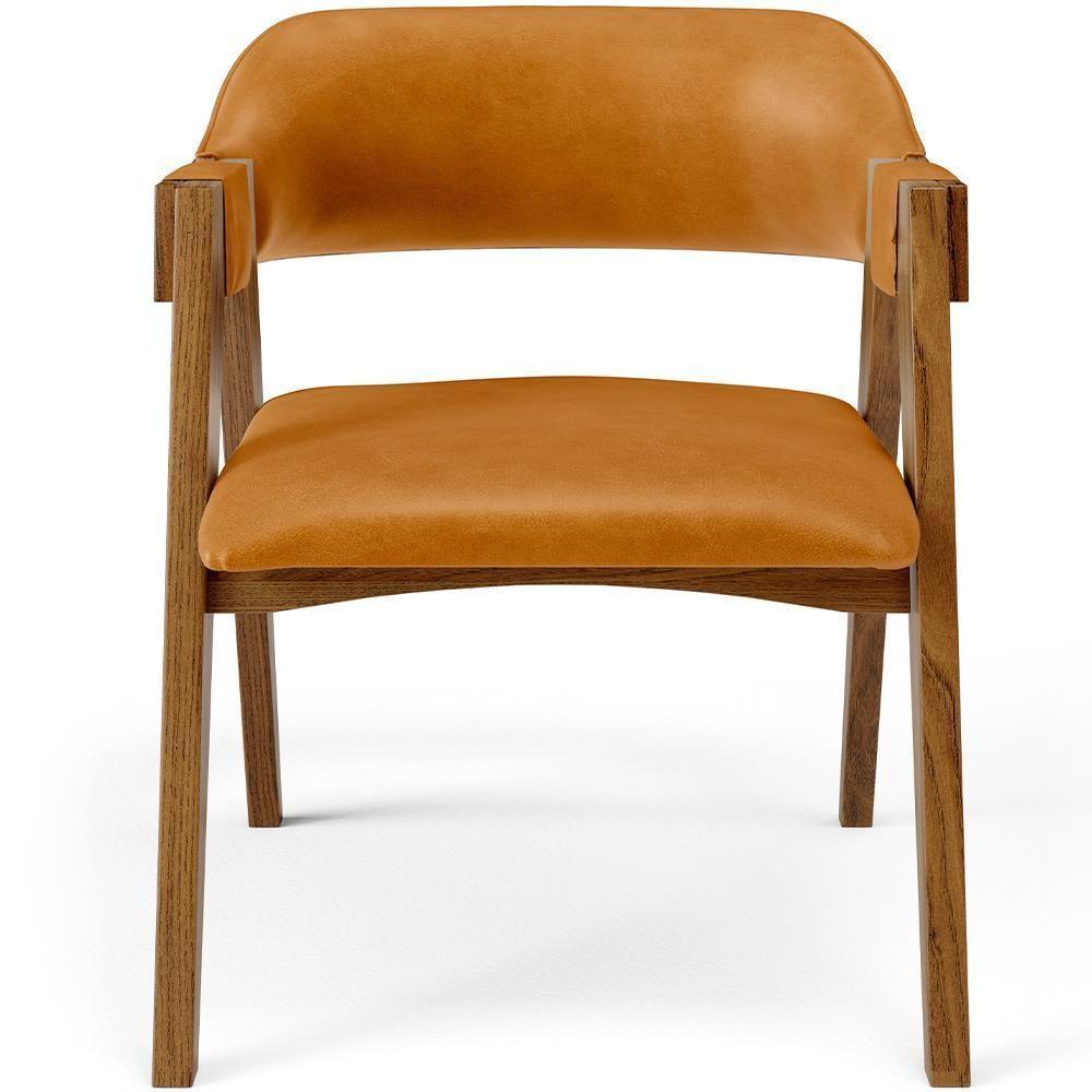 Mesa De Jantar Redonda Cora 120cm Off White M04 Com 04 Cadeiras Living Suran Couríssimo Whisky - Lyam - 6