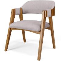 Mesa De Jantar Redonda Cora 120cm Off White M04 Com 04 Cadeiras Living Suran Linho Bege - Lyam - 7