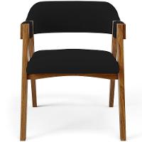 Mesa De Jantar Redonda Cora 120cm Off White M04 Com 04 Cadeiras Living Suran Suede Preto - Lyam - 6